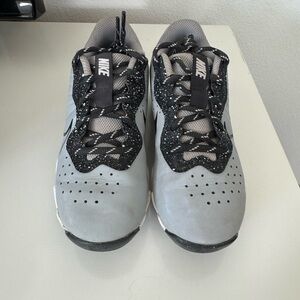 Nike Huarache Black and Gray baseball cleats